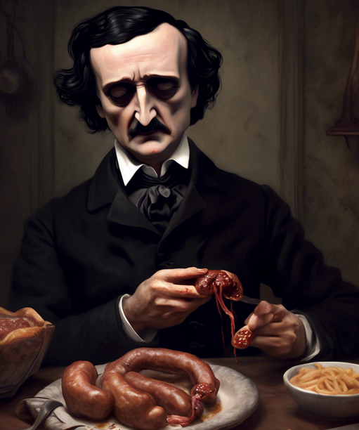 Poe eats meat.